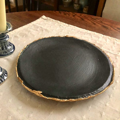 Black & Gold 18cm plate