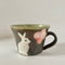 Rabbit & Flower Mug Cup
