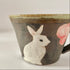 Rabbit & Flower Mug Cup