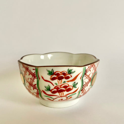 赤絵金彩ドット小鉢