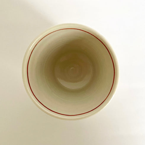 鳥と唐草模様カップ(小)