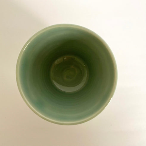 鳥のカップ(ブルー)