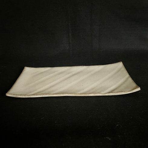 まだら唐津長皿