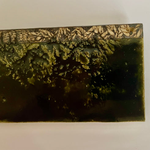 織部長方皿(細型)