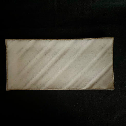 まだら唐津長皿