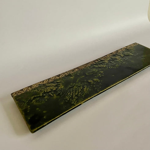 織部長方皿(細型)