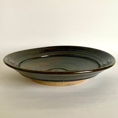 唐津リム皿 (黒)