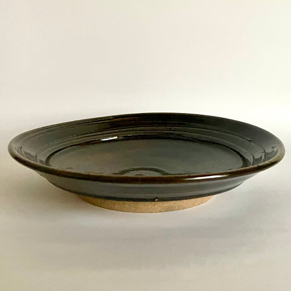 唐津リム皿 (黒)