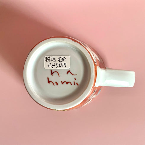 赤巻うさちゃん星柄マグカップ