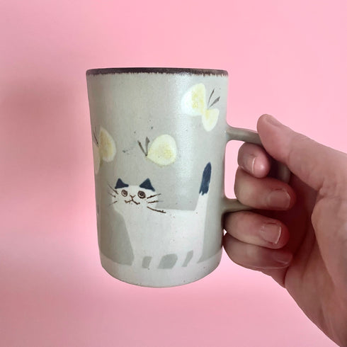 お散歩ねこマグカップ