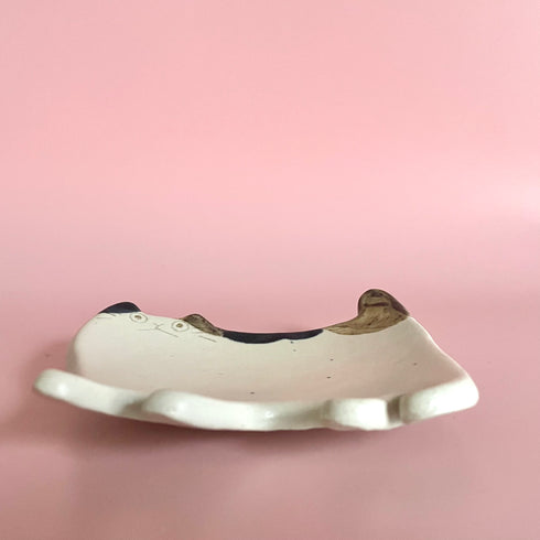 ねこ小皿(三毛)