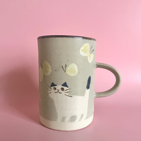 お散歩ねこマグカップ