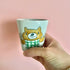 ジュースカップ(くまちゃんチェックワンピース)
