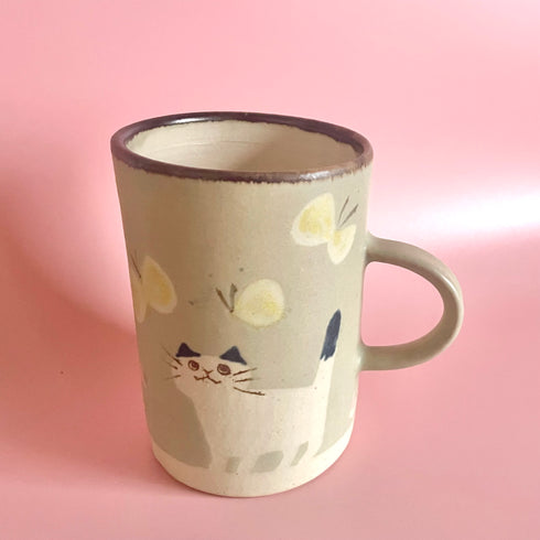 お散歩ねこマグカップ