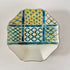 Blue&Green Pattern Plate with Gold Decoration