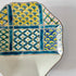 Blue&Green Pattern Plate with Gold Decoration
