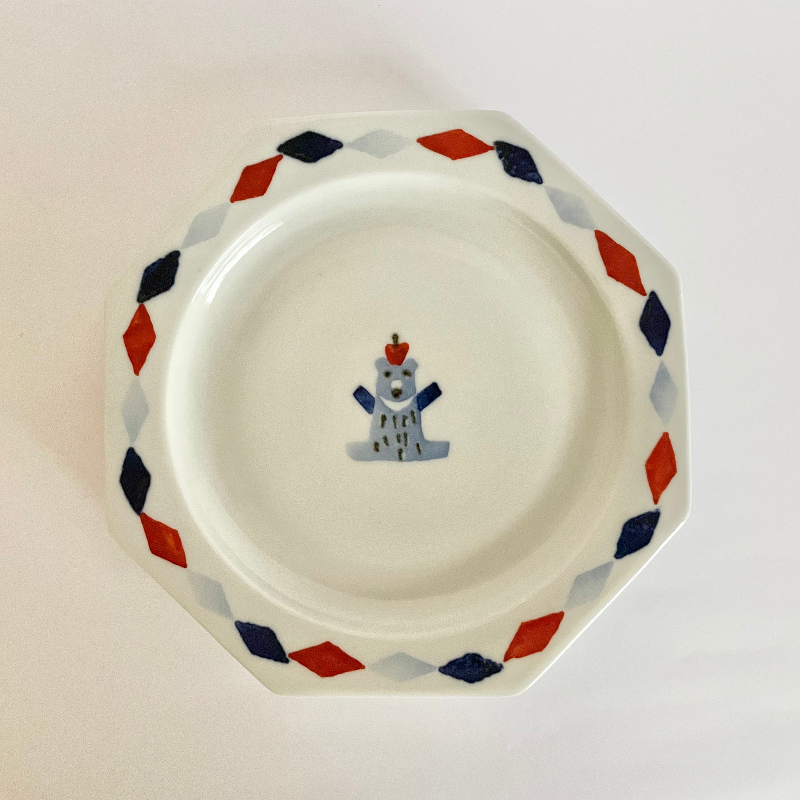 なずな窯　吉村昌也　作品　工芸品　皿　器　希少品　おすすめ品　美品 吉村喜代美（十二月窯） 輪花皿／お馬さん - alltid